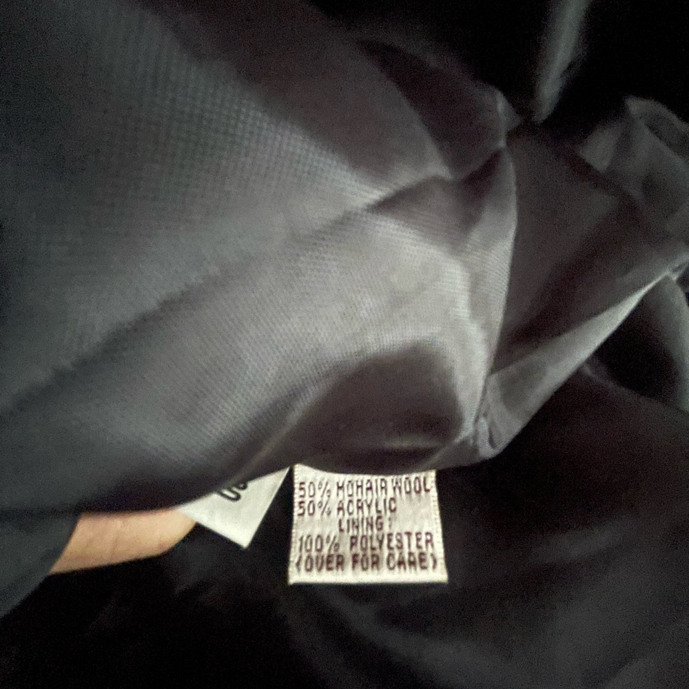 Vintage Susan Bristol Mohair & Satin Lined Embroidered Cardigan Tunic Sweater XL - Picture 4 of 8